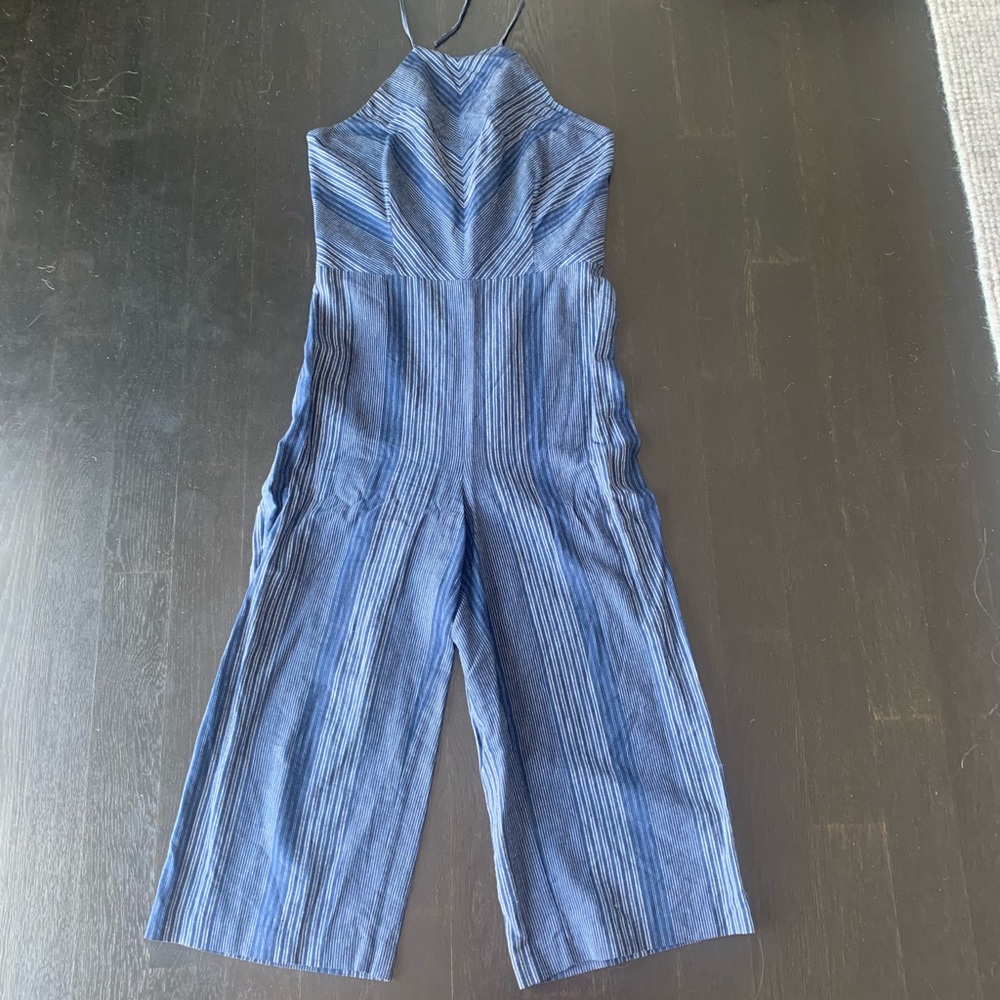 Dillards Blue Jumpsuit Size M